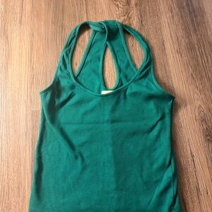 Anthropologie Emerald Green Racerback Tank